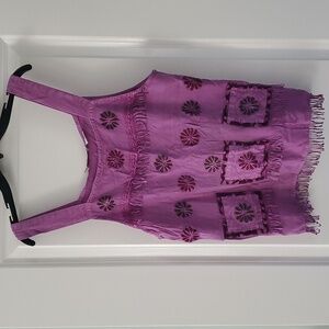 Just Cruising boho tank top NWT